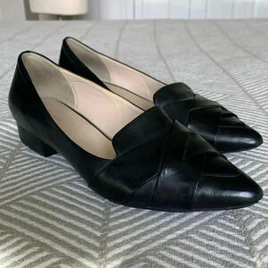 Cole Haan black pointed toe shoes
